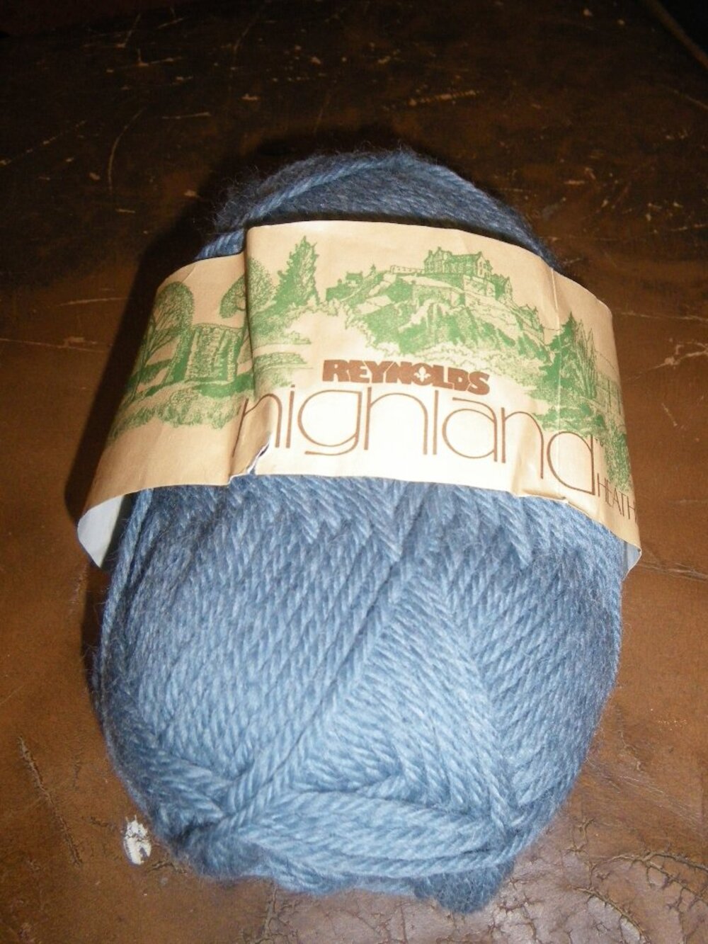 1 Skein Reynolds Highland Heathers 100% Wool Yarn 75 yds.